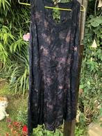 Zomerkleed donkerblauw met bruin vlekmotief, Kleding | Dames, Ophalen of Verzenden, Bruin