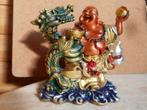 chinois avec dragon, belle statue, neuve, polystone, Antiquités & Art, Enlèvement ou Envoi