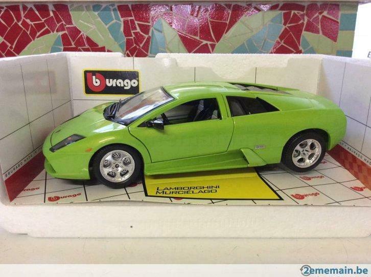 Lamborghini Murciélago verte (Burago Collection), Hobby en Vrije tijd, Modelbouw | Auto's en Voertuigen, Gebruikt, Auto, Ophalen