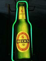 bierreclame Becks Germany Duitsland neon led verlichting, Verzamelen, Zo goed als nieuw, Ophalen, Lichtbak of (neon) lamp