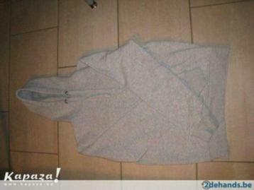 Pull gris avec capuche (S) Angelo Litrico, Gris, Enlèvement ou Envoi, Angelo Litrico, Comme neuf