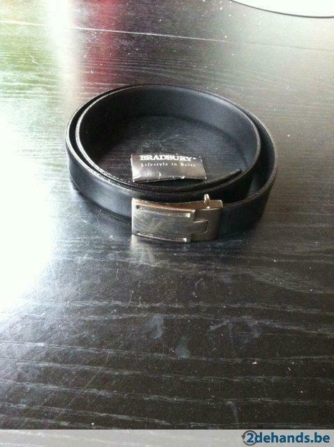 Handgemaakte Bradbury zwarte lederen riem Claudio Ferrici, Kleding | Dames, Riemen en Ceinturen, Gedragen, Zwart, Ophalen