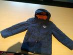 Donkerblauwe jas met kap - Filou & Friends - maat 134, Kinderen en Baby's, Jongen of Meisje, Gebruikt, Jas, Filou & Friends