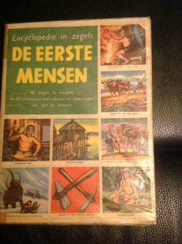 Encyclopedie in zgels "De eerste mensen", Enlèvement ou Envoi, Utilisé, Album d'images