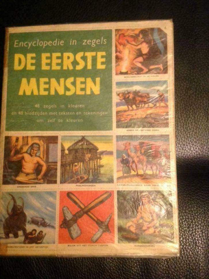 Encyclopedie in zgels "De eerste mensen", Livres, Livres d'images & Albums d'images, Utilisé, Album d'images, Enlèvement ou Envoi