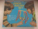 Vintage educational toys Junior Builder Set Blue-box, Enfants & Bébés, Enlèvement ou Envoi, Neuf