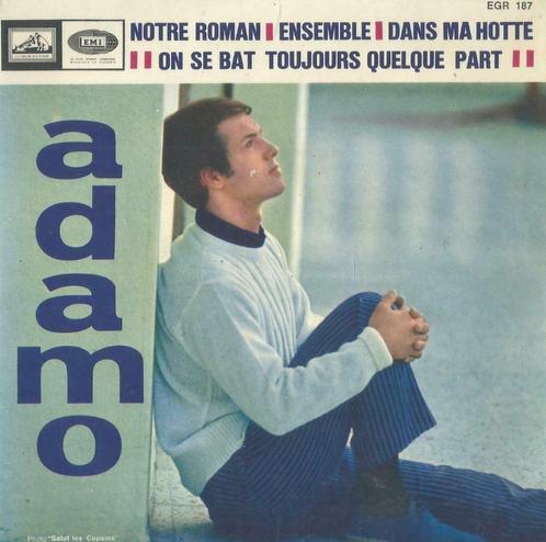 Adamo – Notre roman / Ensemble + 2 – Single - EP, CD & DVD, Vinyles Singles, Single, Pop, 7 pouces, Enlèvement ou Envoi