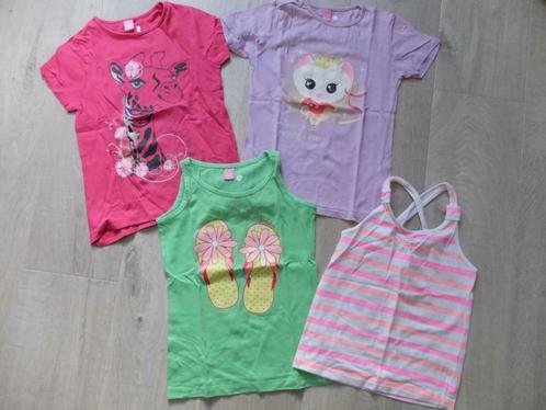 4x t-shirt Maat 122 (meisje), Kinderen en Baby's, Kinderkleding | Maat 122, Gebruikt, Meisje, Shirt of Longsleeve, Ophalen of Verzenden