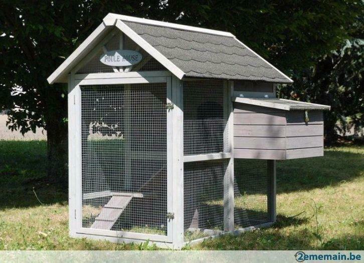 Poulailler abri poule caille clapier lapin voliere grillagé, Animaux & Accessoires, Volatiles | Accessoires, Neuf, Envoi