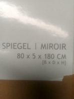 Spiegel met aluminium frame, NIEUW, Huis en Inrichting, Woonaccessoires | Spiegels, Nieuw, 75 tot 100 cm, 150 tot 200 cm, Rechthoekig