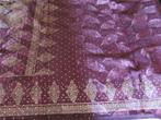 Indische sari, Maat 38/40 (M), Overige typen, Bruin, Nieuw