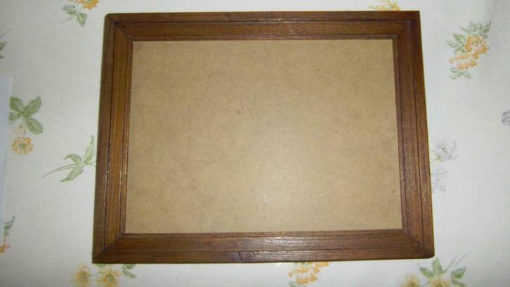 Kader in Eikenhout - 27,5 x 21 cm, Huis en Inrichting, Woonaccessoires | Lijsten, Hout, Ophalen of Verzenden