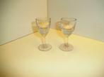 Lot de 2 verres à liqueur/shot (DS112-j), Maison & Meubles, Utilisé, Enlèvement ou Envoi