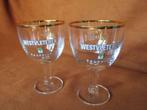 2 Westvleteren proefglazen, 15 cl, Ophalen, Zo goed als nieuw, Bierglas