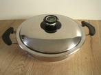 Amc Kookpan 24 cm - 7 cm hoog + deksel visiotherm