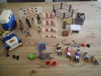 Playmobil Paardenset met trailer en jeep, Los Playmobil, Gebruikt, Ophalen of Verzenden