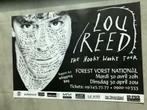 Poster Lou Reed in Vorst Nationaal, Comme neuf, Enlèvement ou Envoi
