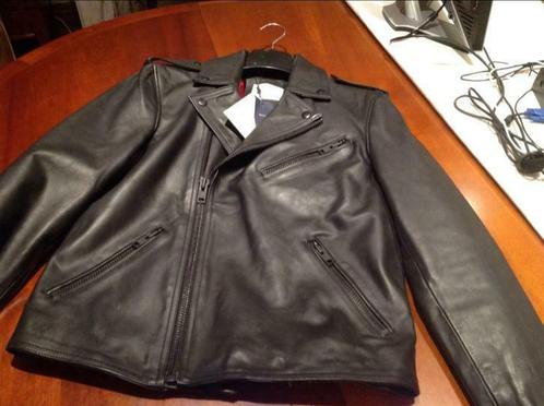 Perfecto Leather biker  jacket Selected - Size S, Vêtements | Hommes, Vestes | Hiver, Neuf, Taille 48/50 (M), Noir