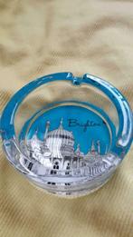 Brighton UK 8,5 cm  ronde glazen asbak, Ophalen of Verzenden