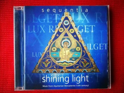 Sequentia – Shining Light ( muziek middeleeuwen 639), Cd's en Dvd's, Cd's | Meditatie en Spiritualiteit, Muziek vocaal, Ophalen of Verzenden