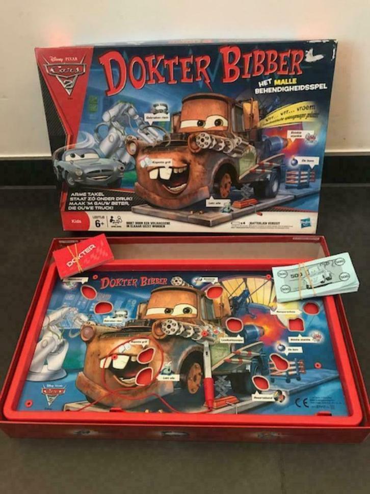 Dokter Bibber Cars Gezelsschapsspel, Kinderen en Baby's, Speelgoed | Kinderpuzzels, Zo goed als nieuw, 6 jaar of ouder, Ophalen of Verzenden