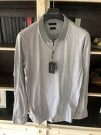 Massimo Dutti polo, maat XL lichtgrijs, lange mouwen, nieuw, Massimo Dutti, Taille 56/58 (XL), Enlèvement ou Envoi, Gris