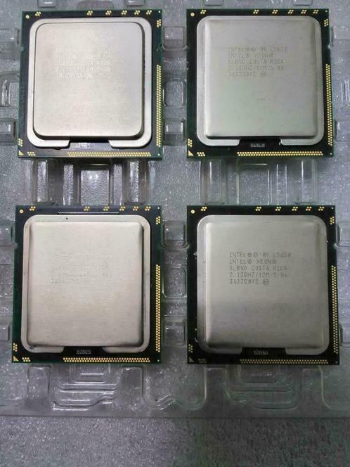 Lot de 4 Xeon L5630 4C/8T@ 2,13GHz 12Mb 40 Watt, Informatique & Logiciels, Processeurs, Utilisé, 4-core, 2 à 3 Ghz, Enlèvement ou Envoi