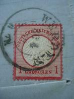 Duitse brief met postzegel van 1872  .  GESCHENK ?, Verzenden, Gestempeld