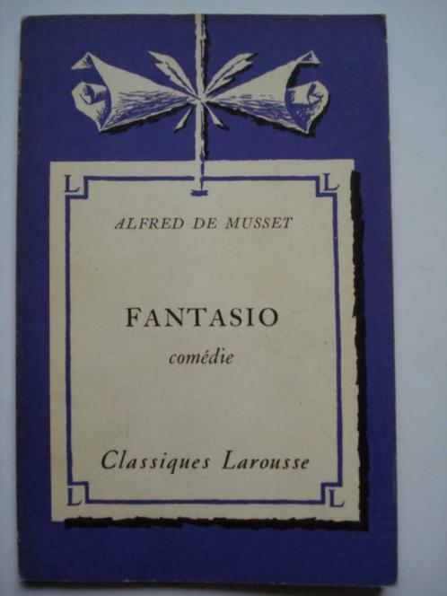 2. Alfred de Musset Fantasio comédie Classiques Larousse 196, Livres, Littérature, Utilisé, Europe autre, Envoi