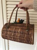 Gevlochten vintage handtas, Ophalen of Verzenden, Gebruikt