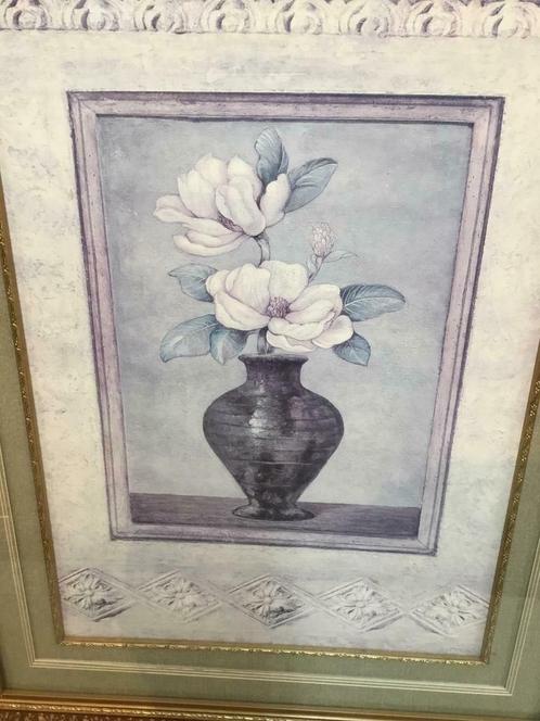 Tableau représentant un vase fleuri….100€, Antiquités & Art, Art | Lithographies & Sérigraphies