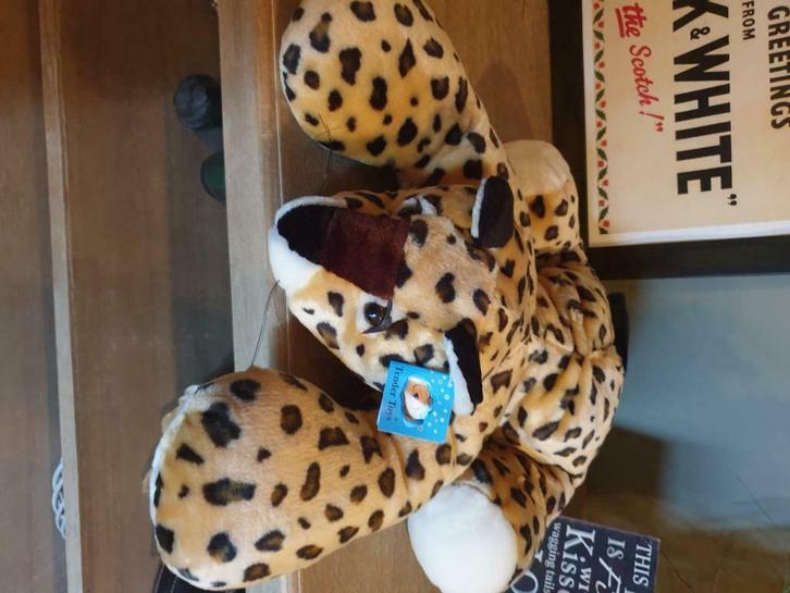 knuffel/pluche luipaard, Kinderen en Baby's, Speelgoed | Knuffels en Pluche, Nieuw, Overige typen, Ophalen of Verzenden