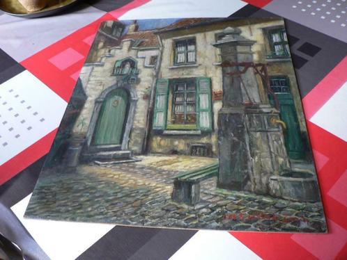 Schilderij , Antwerpen, Antiek en Kunst, Curiosa en Brocante, Ophalen of Verzenden