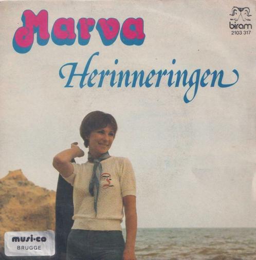 Marva – Herinneringen / Weemoed – Single, Cd's en Dvd's, Vinyl Singles, Gebruikt, Single, Nederlandstalig, 7 inch, Ophalen of Verzenden