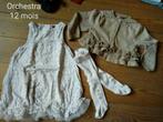 12 maanden outfit (goudkleurig) ideaal voor eindejaarsfeeste, Kinderen en Baby's, Babykleding | Maat 80, Gebruikt, Ophalen of Verzenden