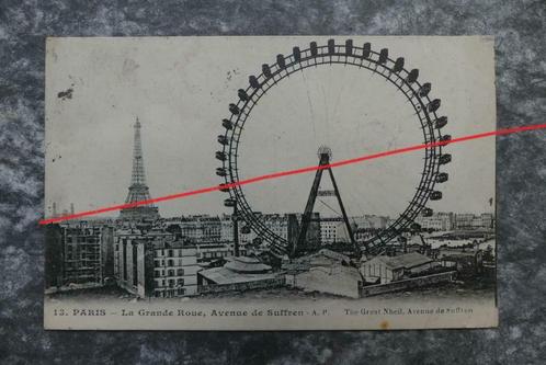 Postkaart 1919 Parijs Paris La grande roue avenue de Suffren, Collections, Cartes postales | Étranger, Affranchie, France, Avant 1920