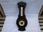 Handgesneden art deco baro-thermometer,jaren 30., Antiquités & Art, Antiquités | Outils & Instruments, Enlèvement ou Envoi