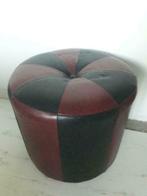 Ancien pouf simili cuir, Maison & Meubles, Synthétique, Enlèvement, Utilisé