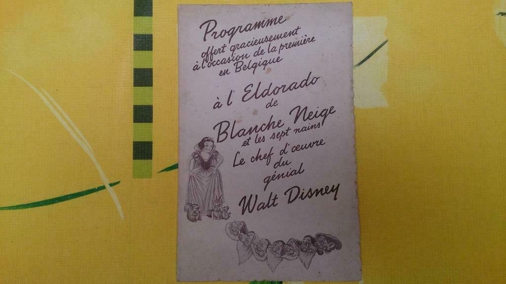 Carte Postale d'Artiste Walt Disney, Blanche Neige