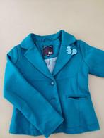 Groen vestje, blazer met leuke accenten - maat 104, Kinderen en Baby's, Kinderkleding | Maat 104, Meisje, Trui of Vest, Gebruikt