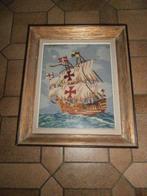 Tableau en points de croix: caravelle, Antiquités & Art, Enlèvement