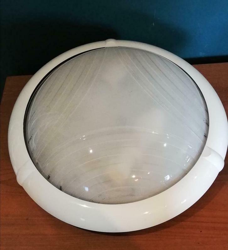 Plafonnier spécial salle de bain, Maison & Meubles, Lampes | Plafonniers, Utilisé, Verre, Enlèvement