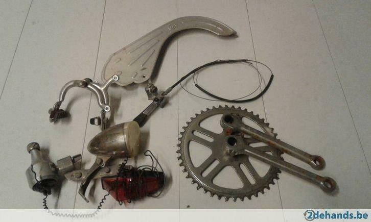 Retro fietsmateriaal, Fietsen en Brommers, Fietsaccessoires | Overige Fietsaccessoires, Gebruikt, Ophalen of Verzenden