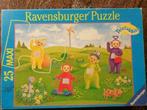 Ravensburger puzzle Teletubbies Maxi, Enfants & Bébés, Comme neuf, 10 à 50 pièces, Enlèvement ou Envoi