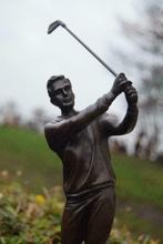 Brons gesigneerd Milo (de golfer), Antiek en Kunst, Ophalen of Verzenden, Brons