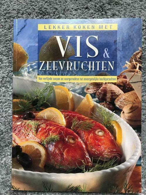 Lekker koken met Vis & Zeevruchten, Livres, Livres de cuisine, Comme neuf, Cuisine saine, Enlèvement ou Envoi