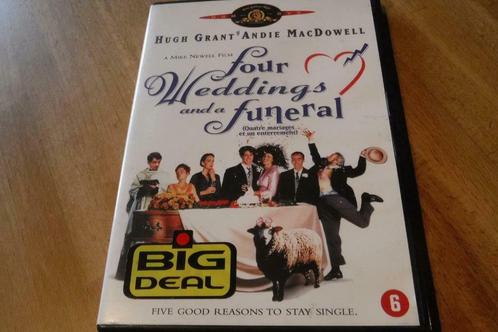 DVD Four Weddings And a Funeral, CD & DVD, DVD | Comédie, Comédie d'action, À partir de 6 ans, Enlèvement ou Envoi