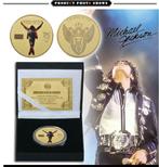 Zeldzame Michael Jackson Collector's Coin (verguld), Nieuw, Ophalen of Verzenden