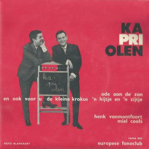 Henk Van Montfoort & Miel Cools – Kapriolen - Single, Cd's en Dvd's, Vinyl Singles, Gebruikt, Single, Nederlandstalig, 7 inch