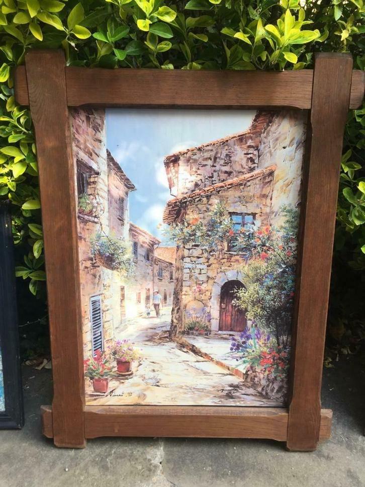 TABLEAU « Ruelle provençale », Antiquités & Art, Art | Peinture | Classique, Enlèvement
